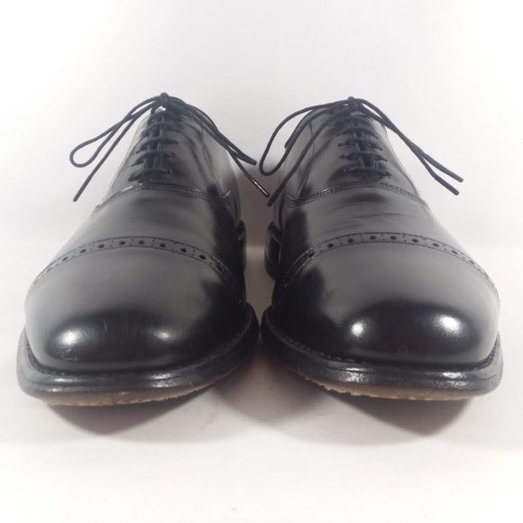 AE Byron Leather CapToe Quarter Brogue Oxfords 10C main image 10